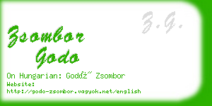 zsombor godo business card